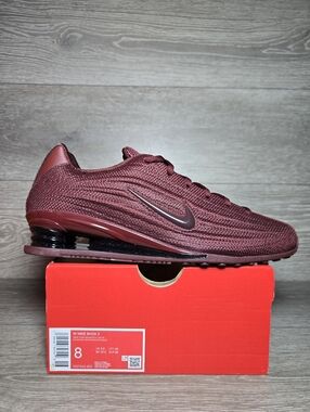 Women’s Nike Shox Z Dark Team Red / Mystic Dates HQ7540-600 Size 8 Brand New